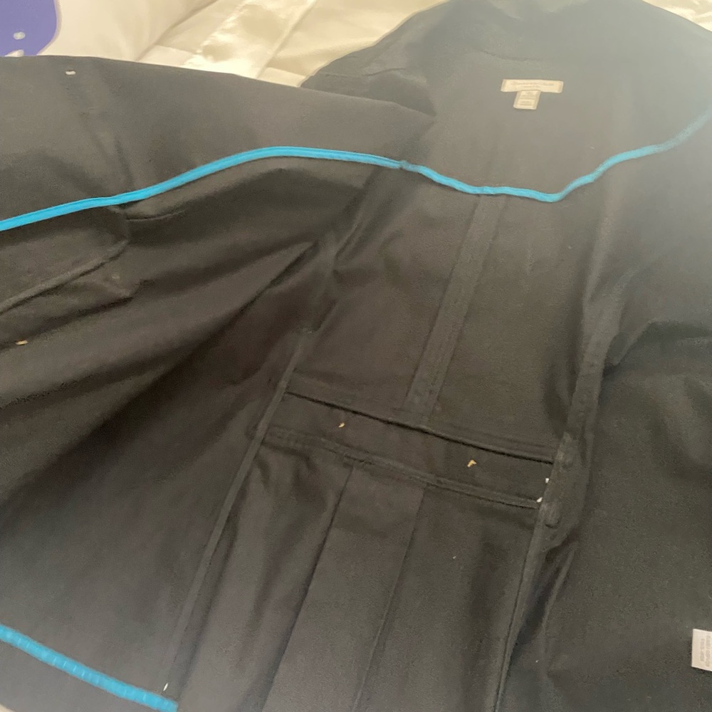 Charter Club Black Jacket with Gold Accents - Picture 10 of 11